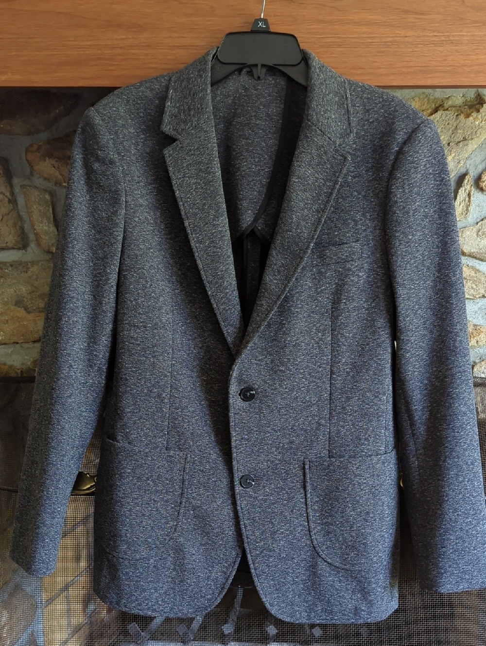 Artefact Dark Heather Gray Blazer Jacket